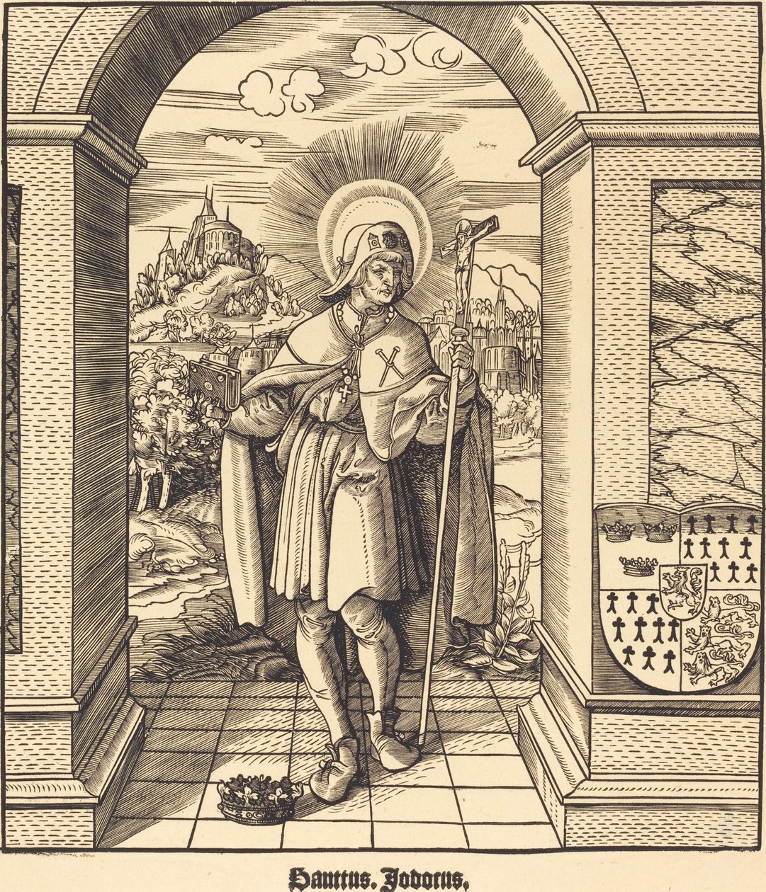 San Jodocus de Leonhard Beck