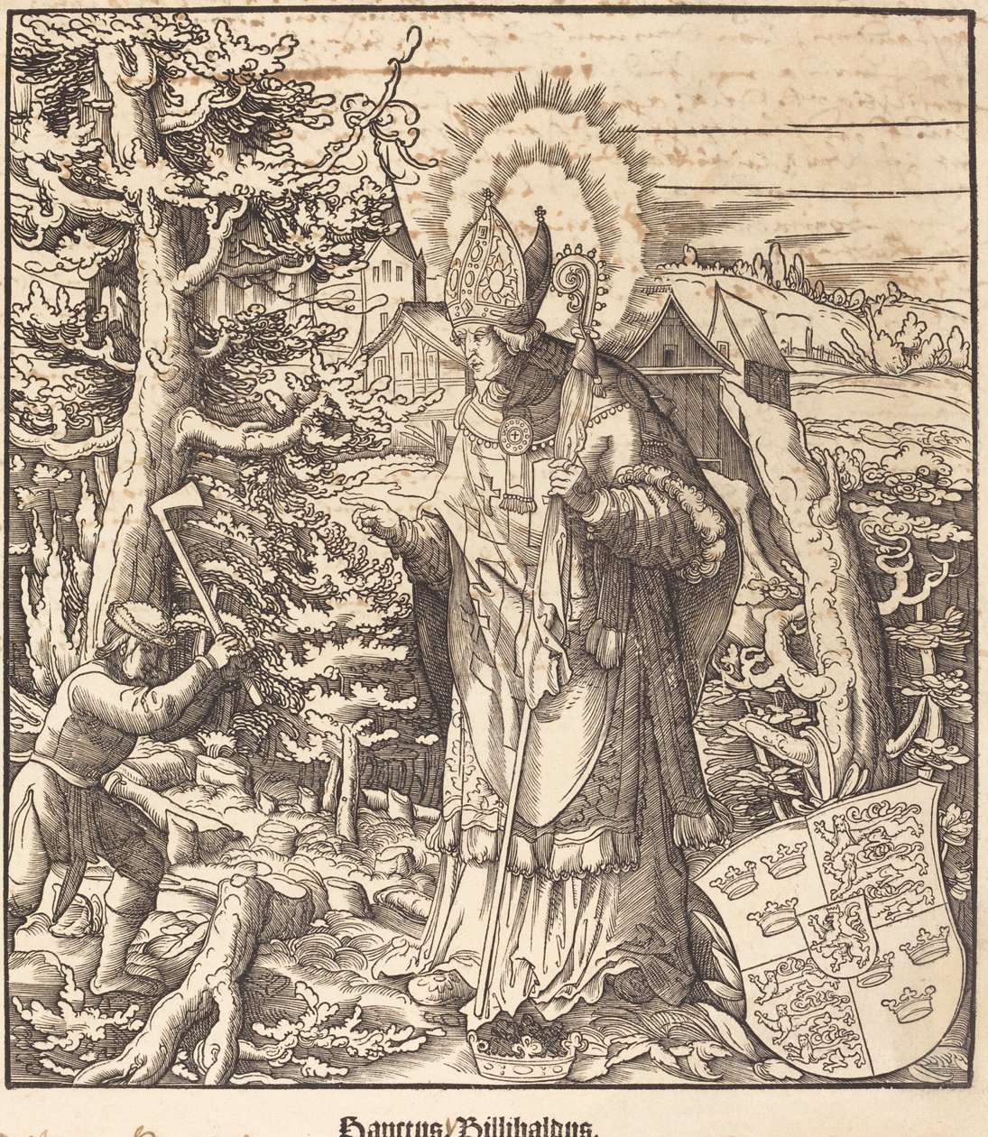 San Willibaldus de Leonhard Beck
