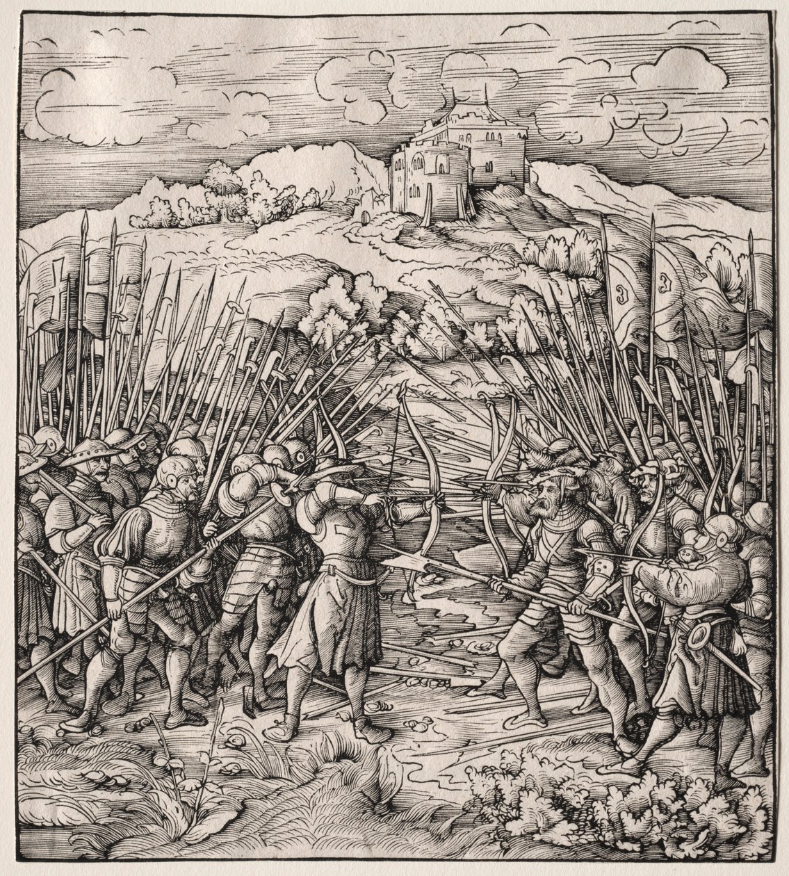 La batalla contra la Compañía Azul, 1512-1518 de Leonhard Beck