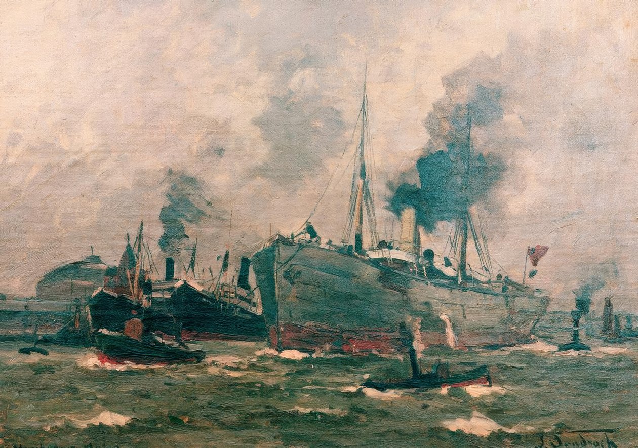 Puerto de Hamburgo de Leonhard Sandrock