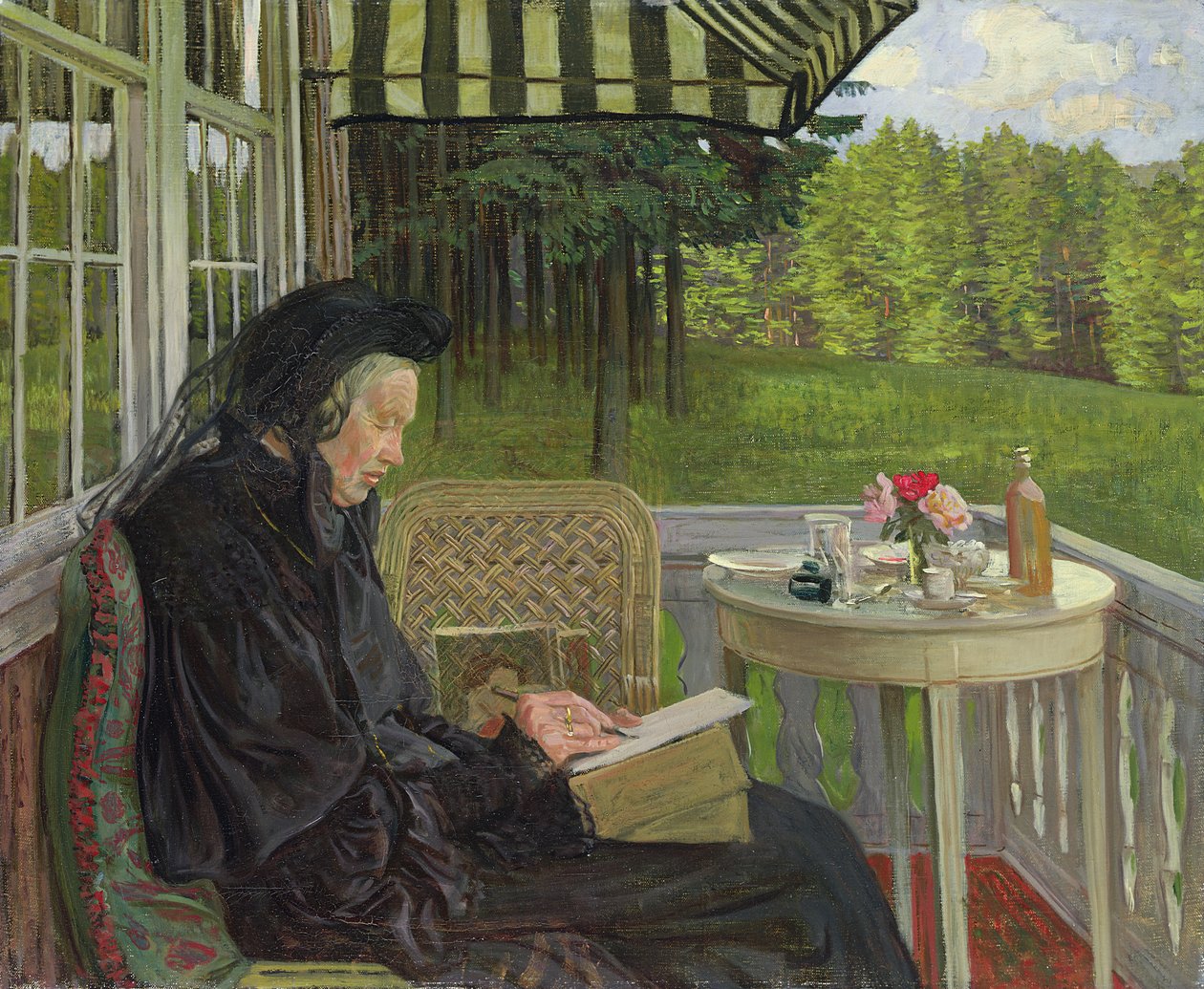 Marie Zacharias, Tarde Soleada, 1904 de Leopold Karl Walter von Kalckreuth