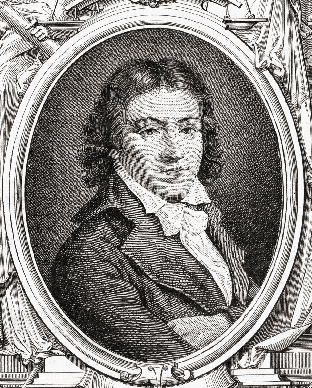 Retrato de Camille Desmoulins (1760-94) de Leopold Mar