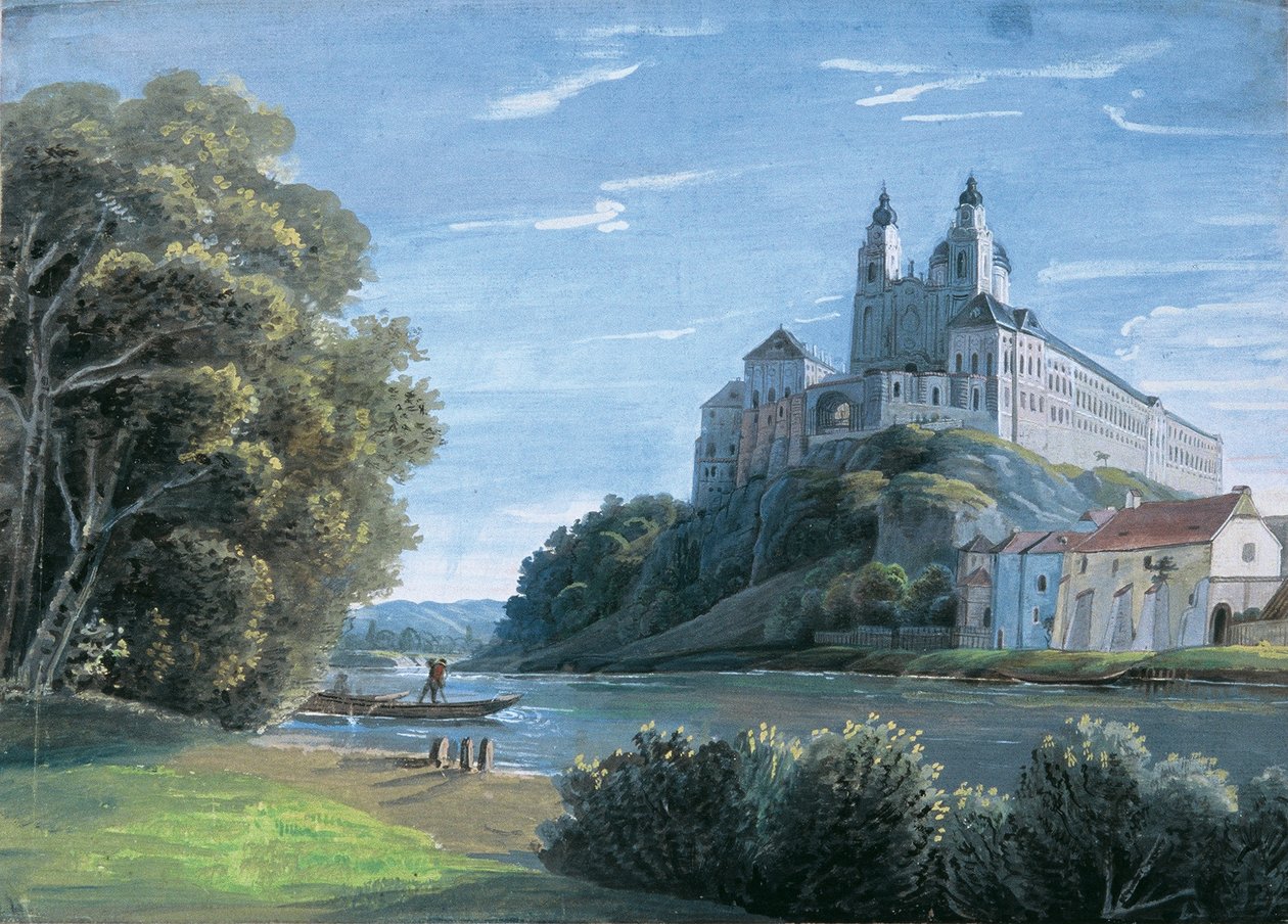 Vista de la Abadía de Melk de Leopold Blonder