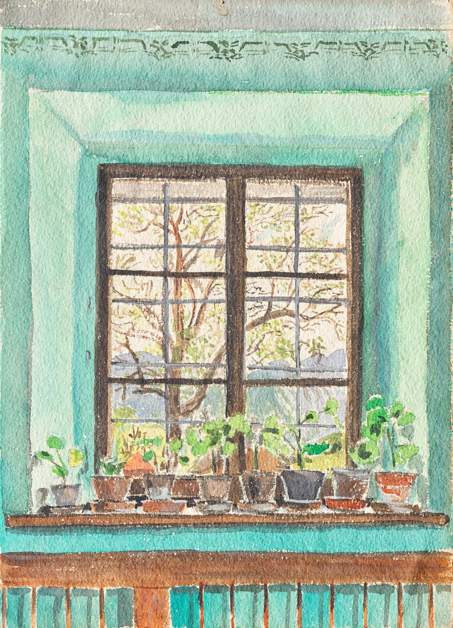 vista desde una ventana de Leopold Blonder