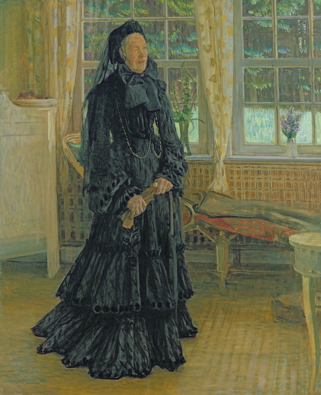 Marie Zacharias (1828-1907) Día Lluvioso, 1904 de Leopold Karl Walter von Kalckreuth