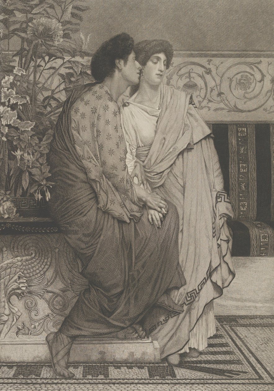 El Primer Susurro del Amor, 1876 de Leopold Lowenstam
