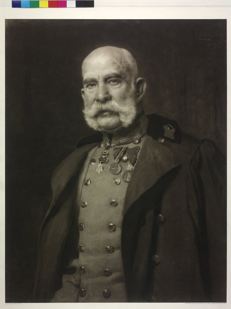 Emperador de Austria Francisco José I de Leopold Stephan (after) Horovitz