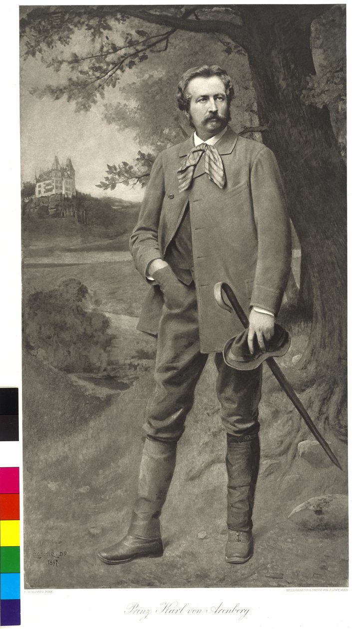 Karl príncipe y duque Arenberg de Leopold Stephan (after) Horovitz