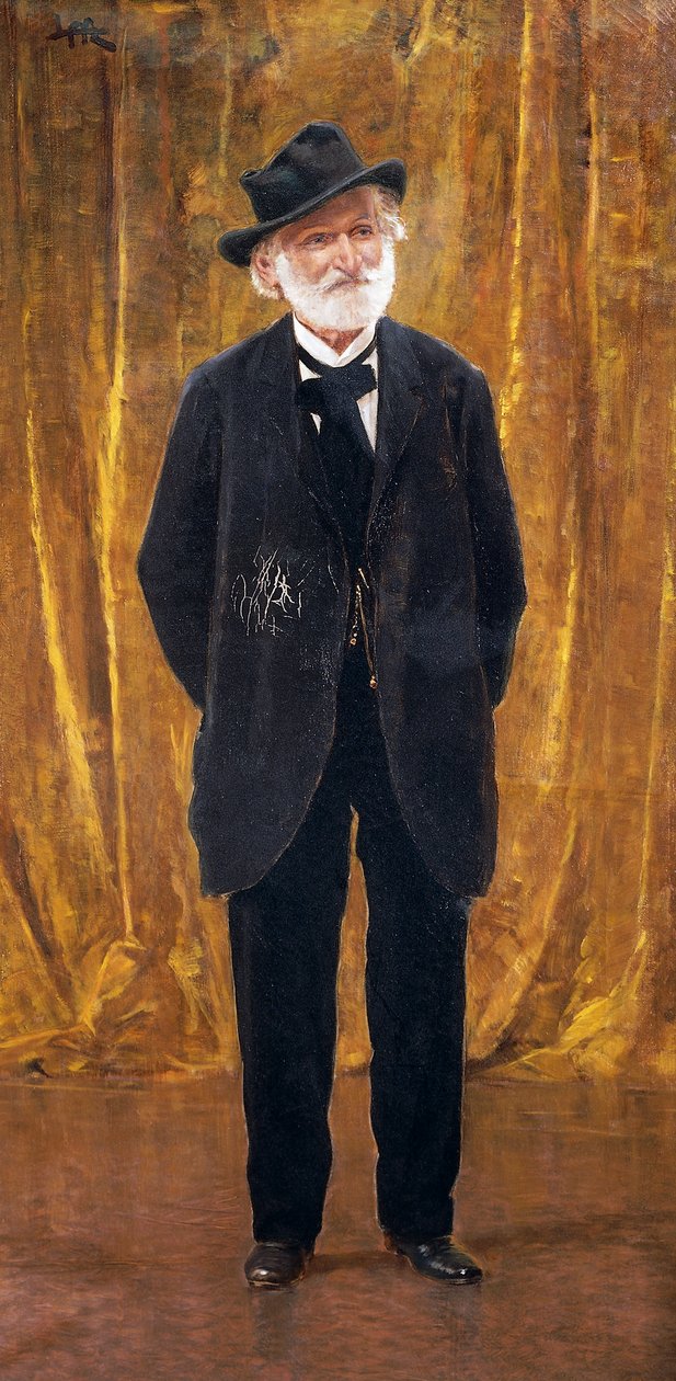 Retrato de Giuseppe Verdi de Leopoldo Metlicovitz