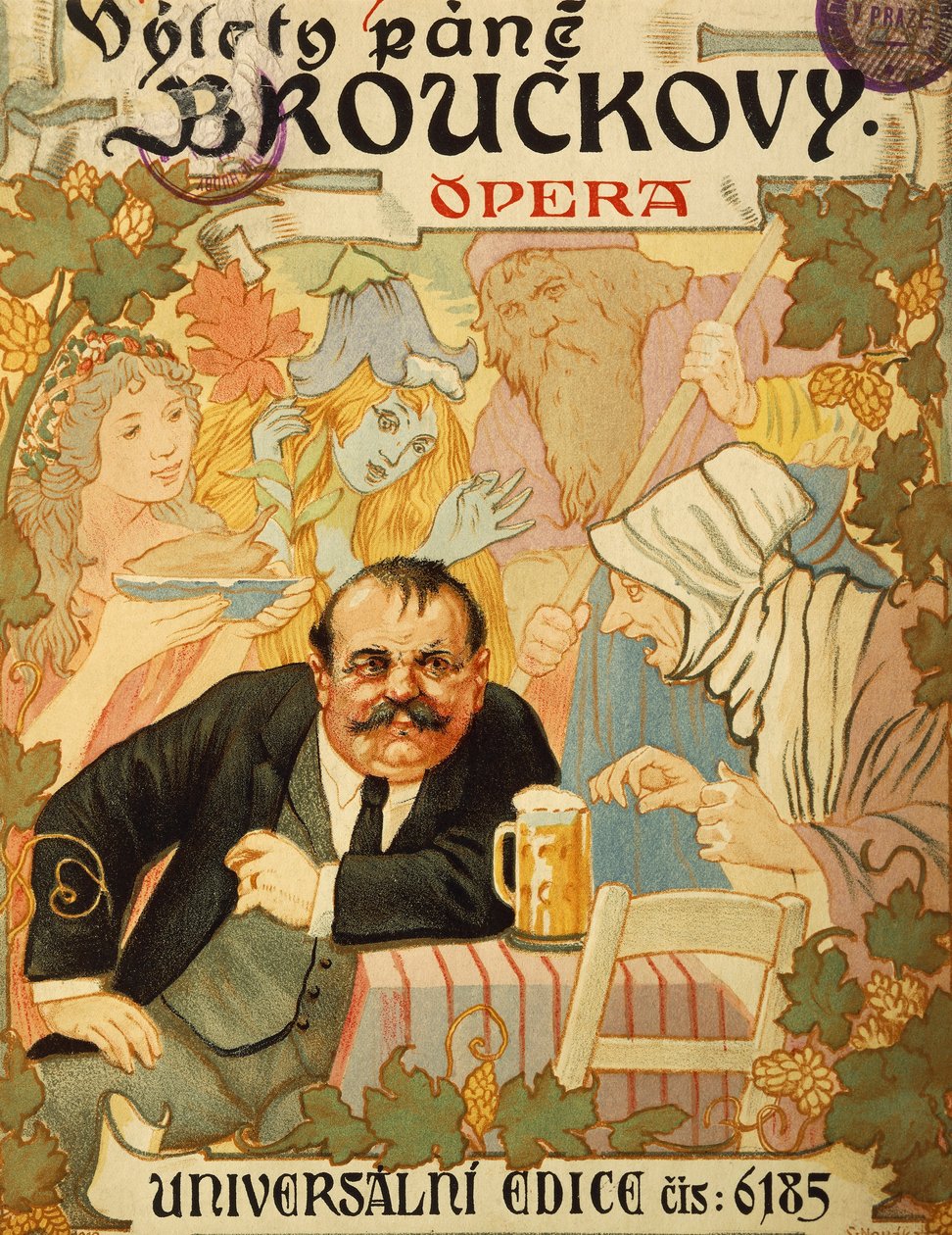 Portada de Viajes del Sr. Brouck de Leos Janacek de Leos Janacek