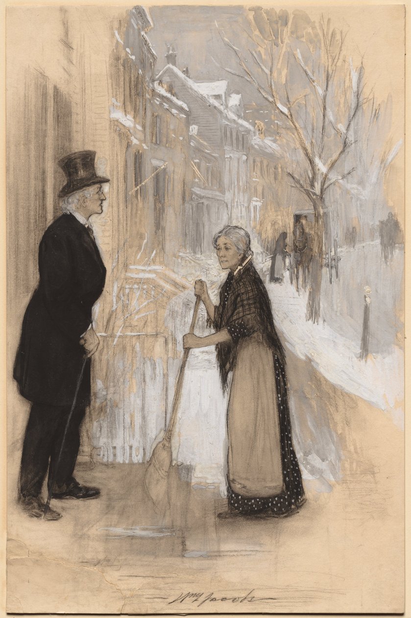 Boceto para ilustrar "Not Honourably Discharged" (Baja no honrosa) de Leroy William Jacobs