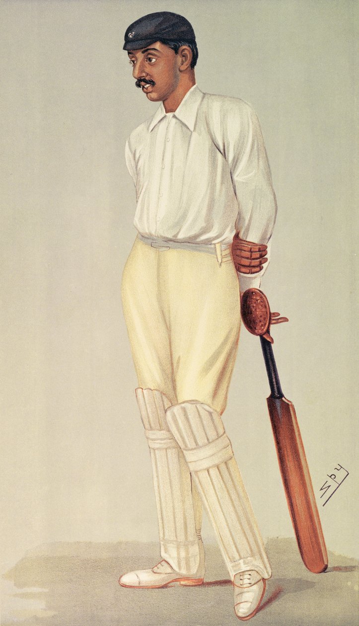 Príncipe Ranjitsinghi, caricatura de Spy, pub. por Vincent Brookes Day & Son, c.1895 de Leslie Matthew Ward