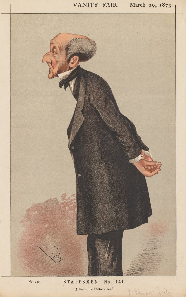 Vanity Fair: Estadista, No. 141 "Una filósofa femenina" de Leslie Matthew (Spy) Ward