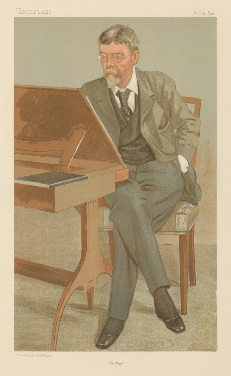 Trilby, George Louis Palmella Du Maurier (serie Vanity Fair) de Leslie Matthew Spy Ward