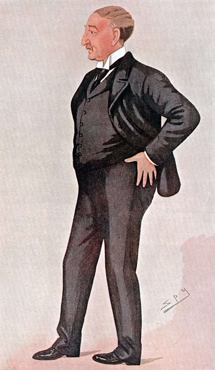 Cecil Rhodes, financiero, estadista y constructor de imperios nacido en Gran Bretaña, 1891 de Leslie Matthew Ward