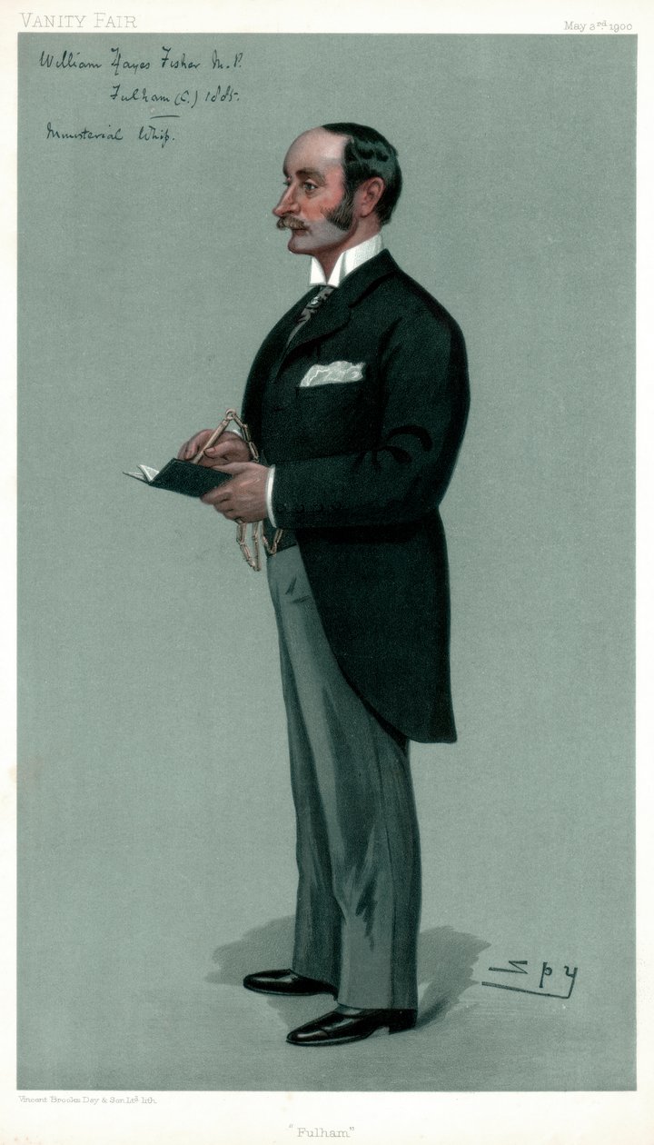 Fulham, William Hayes Fisher, político británico, 1900 de Leslie Matthew Ward