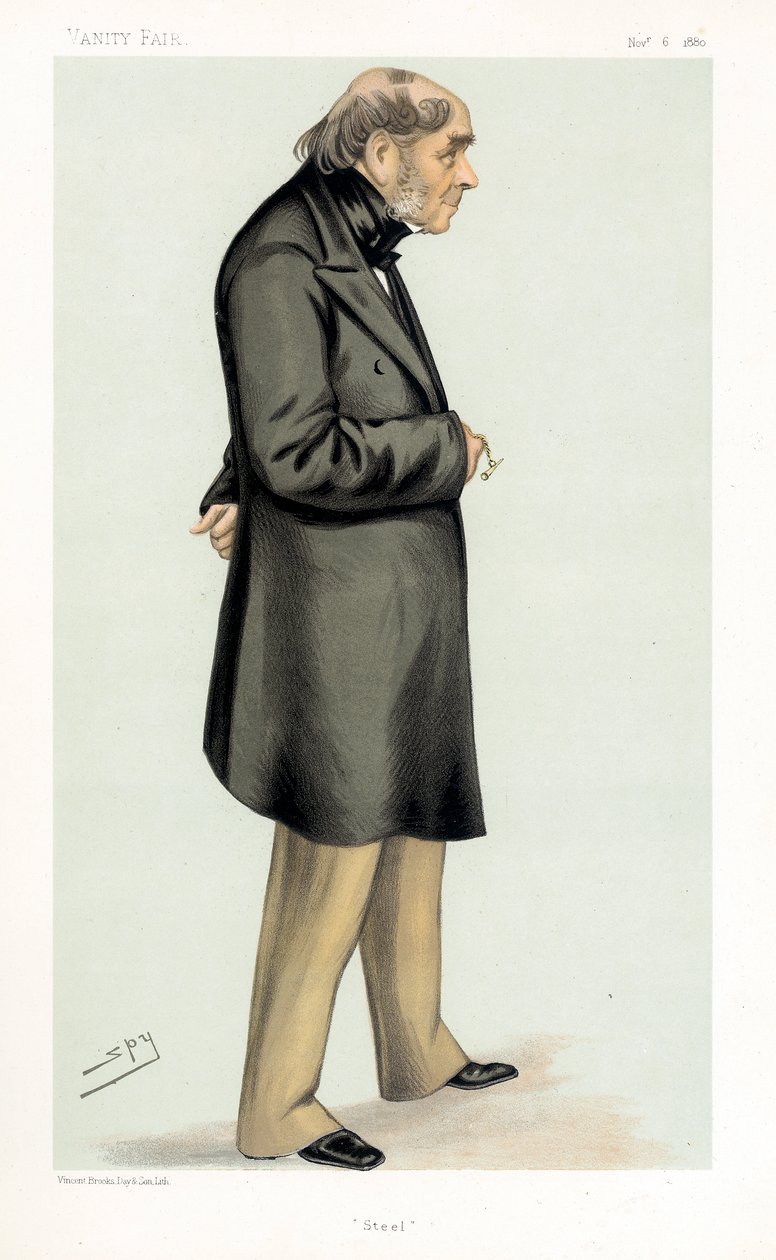 Henry Bessemer, ingeniero, inventor e industrial británico, 1880 de Leslie Matthew Ward