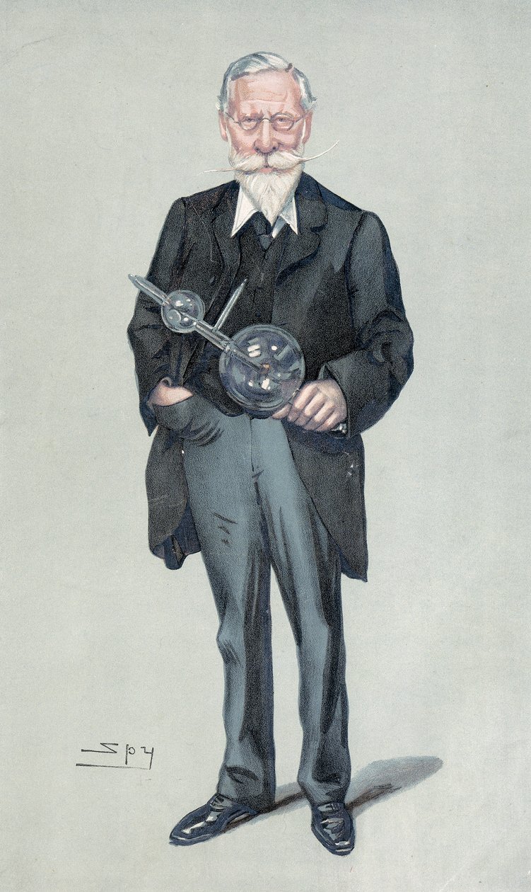 Sir William Crookes, físico y químico inglés, c. 1900s de Leslie Matthew Ward