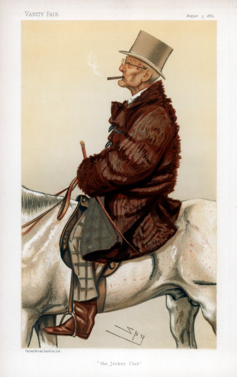 El Club de Jockey, 1882 de Leslie Matthew Ward