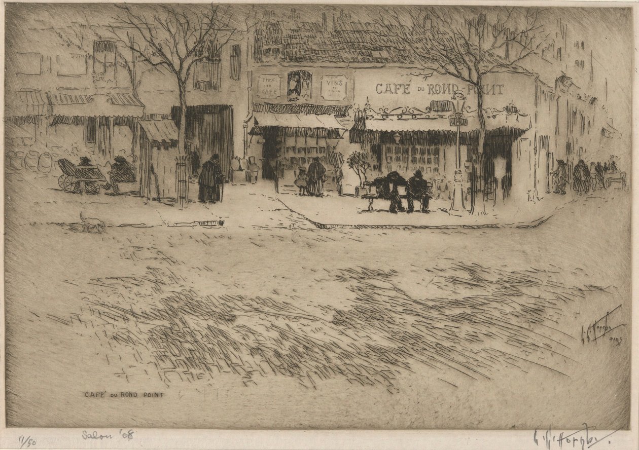 Café du Rond Point de Lester George Hornby