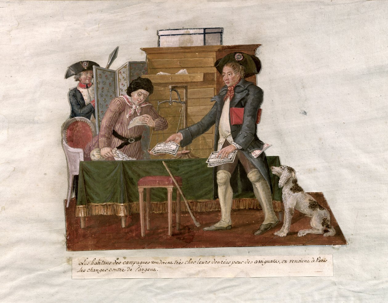 Fol.55 Campesinos y el cambista de Lesueur Brothers