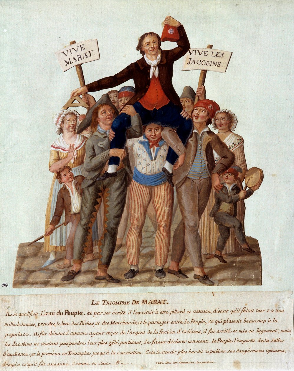 Revolución Francesa: el triunfo de Marat de Lesueur Brothers