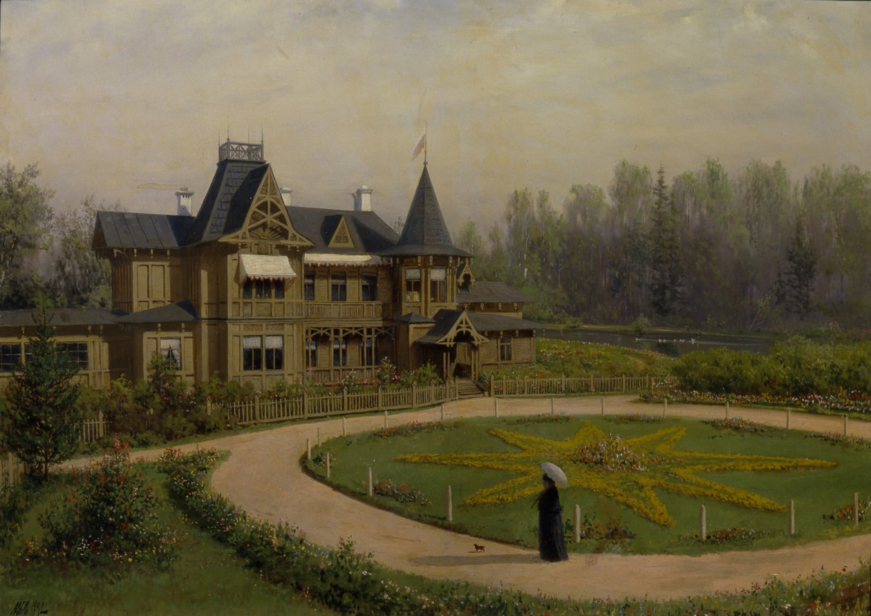 Una Dacha, 1892 de Lev Felixovich Lagorio