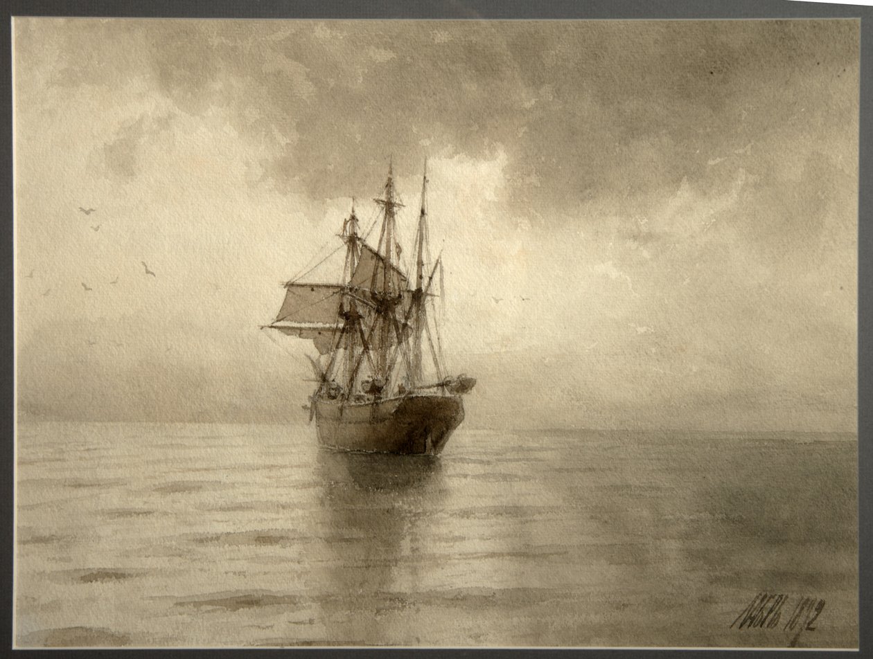 Barco de vela, 1892 de Lev Felixovich Lagorio