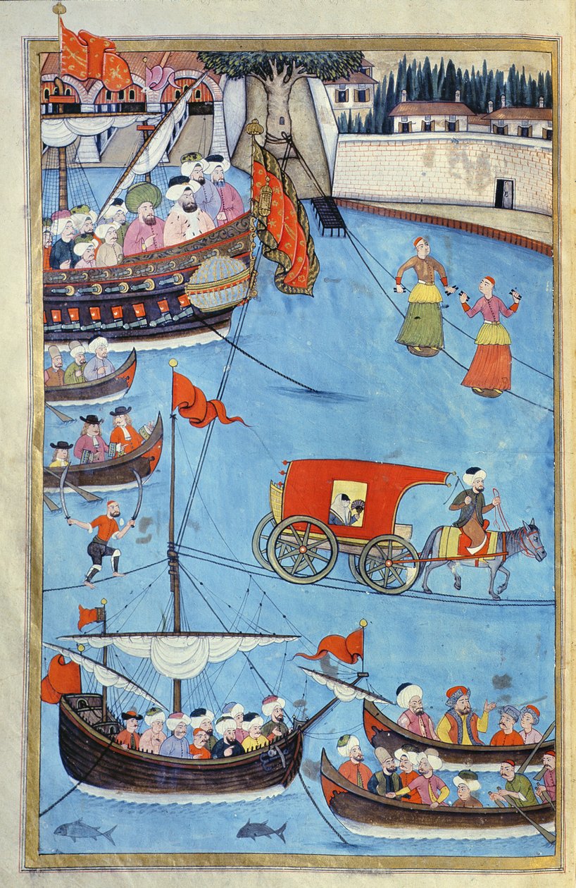 Festival náutico ante el sultán Ahmed III (1673-1736) de 