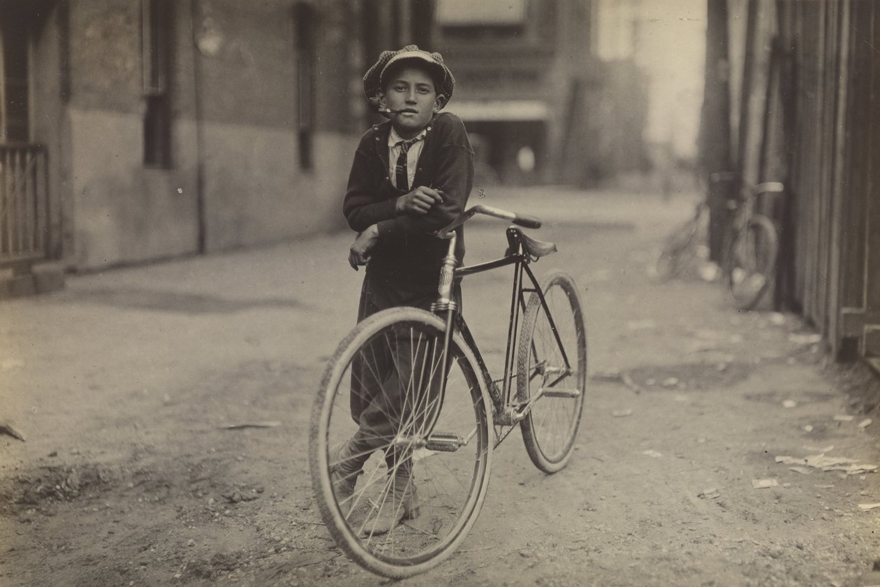 Mensajero para Mackay Telegraph Company, Waco, Texas de Lewis Wickes Hine