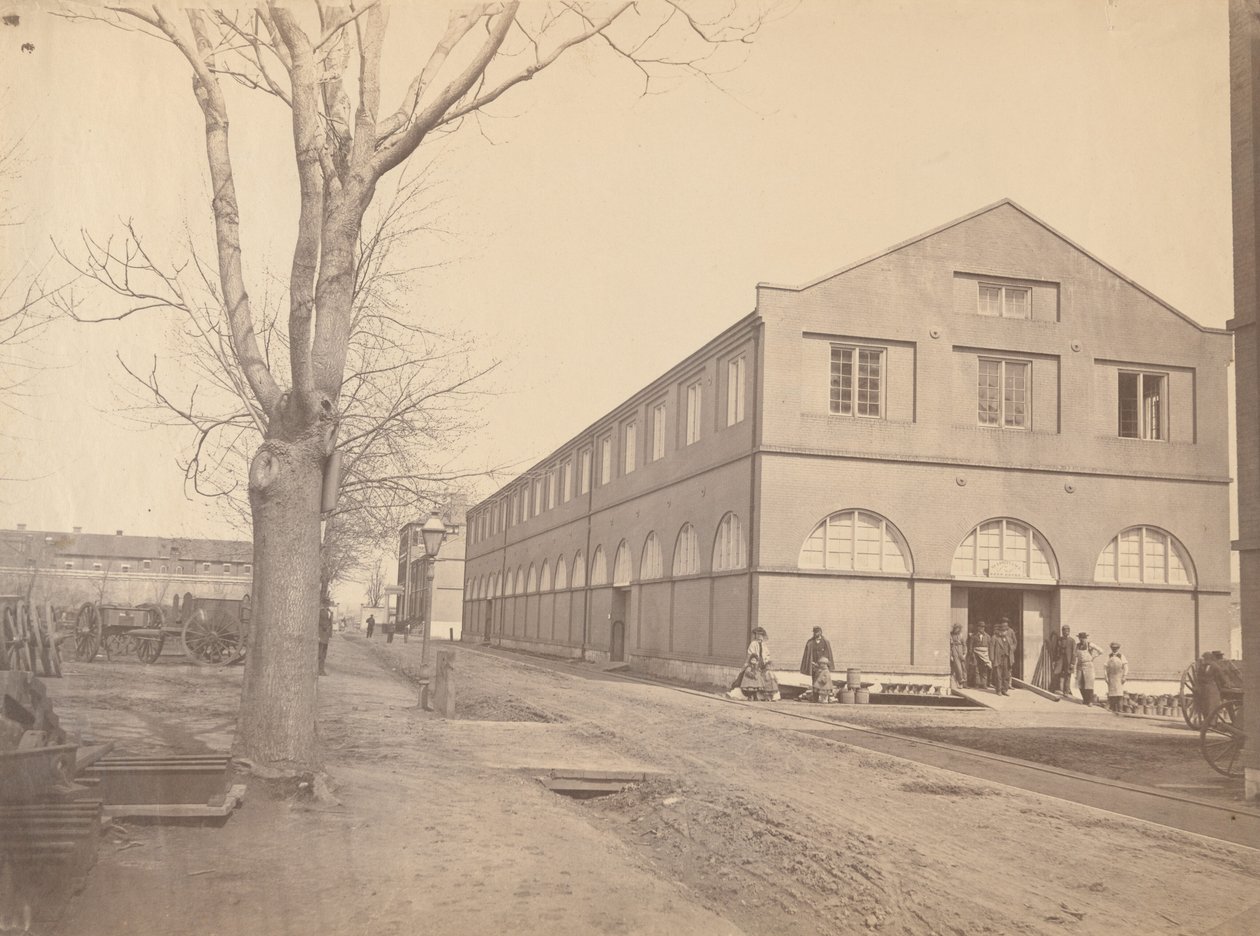 Talleres en el Arsenal de Washington, 1858-1859 (foto) de Lewis Emory Walker