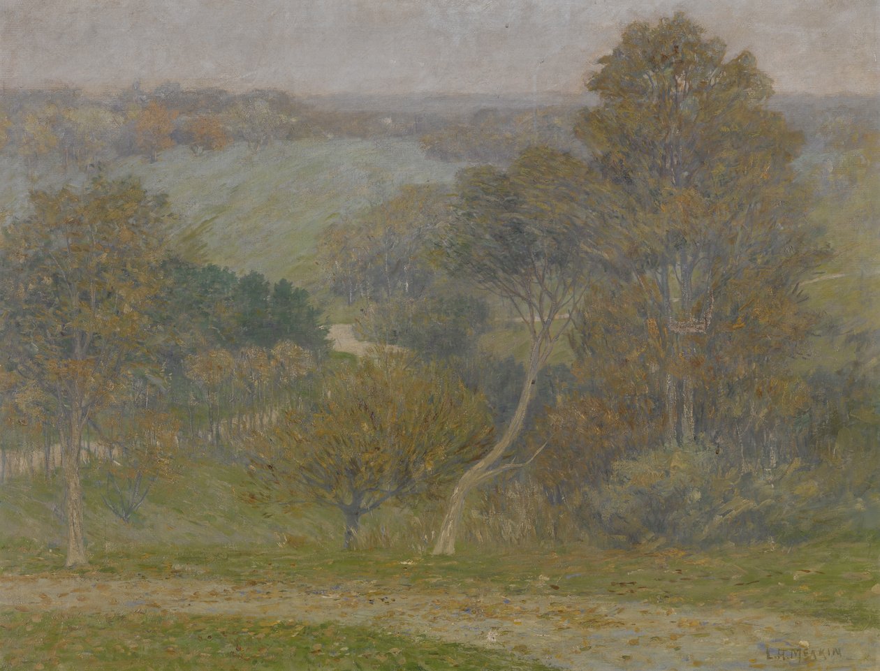 Hill and Hollow, c.1896 (óleo sobre lienzo) de Lewis Henry Meakin