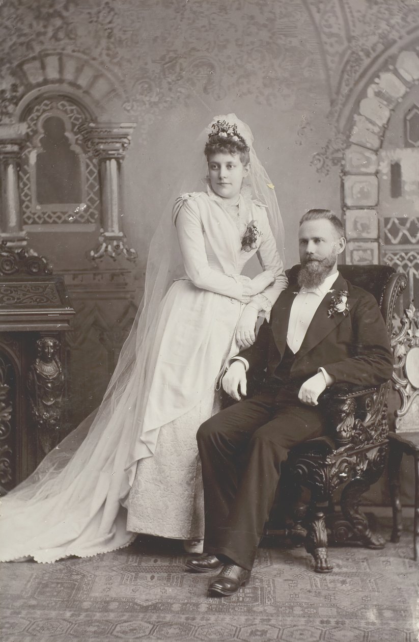 Retrato de Boda, finales del siglo XIX de Lewis M. Melander