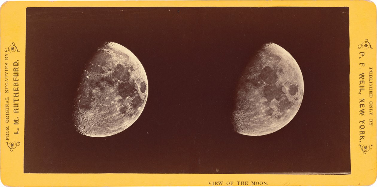 "Vista de la Luna",1860 (foto) de Lewis Morris Rutherfurd