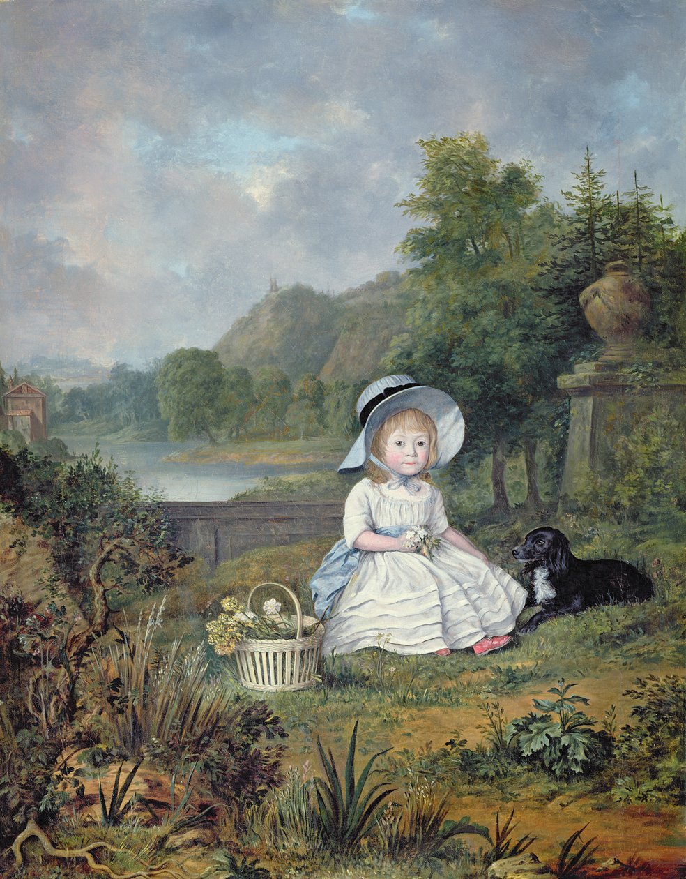 Retrato de la Srta. Elizabeth Heathcote (óleo sobre lienzo) de Lewis Vaslet
