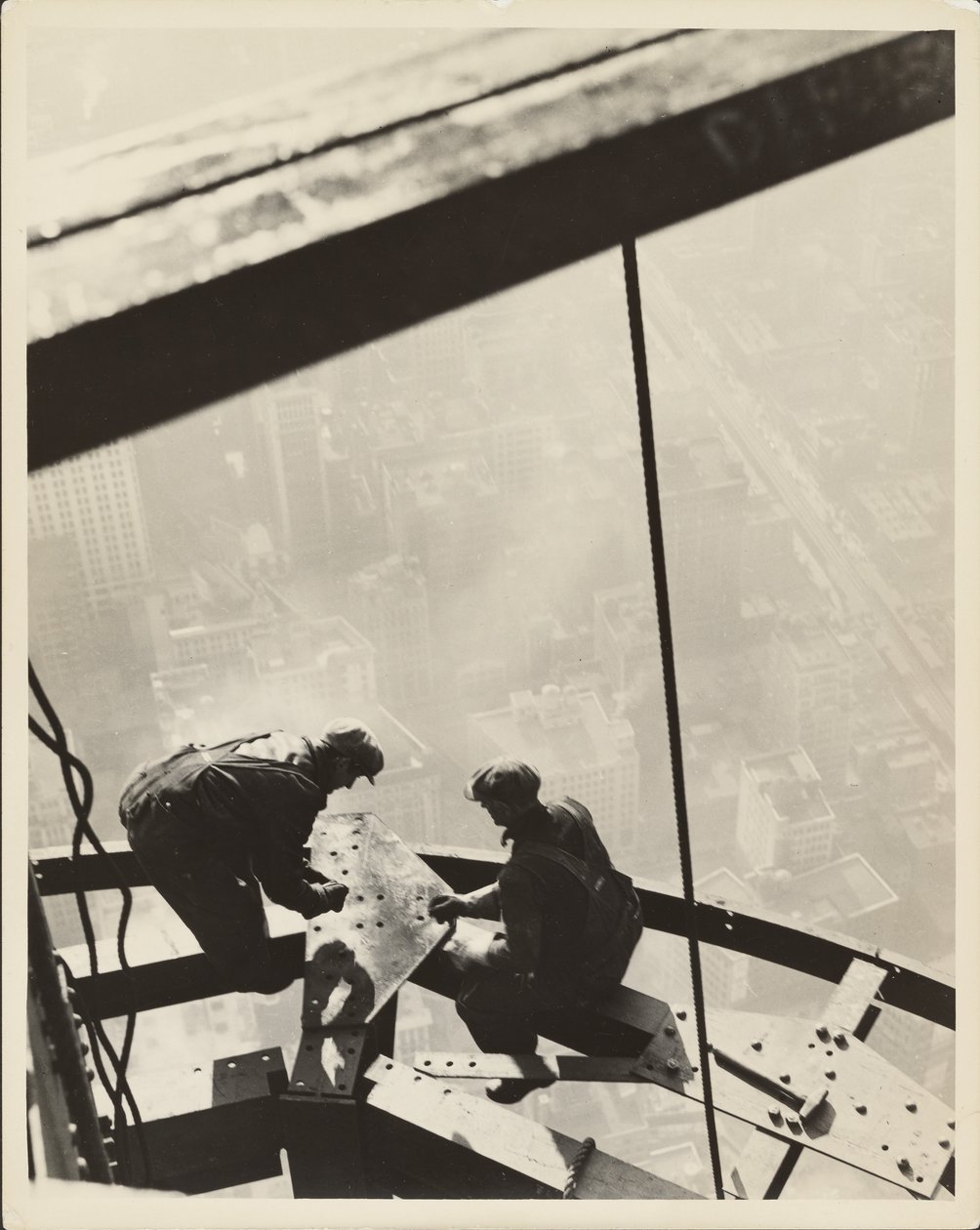 Edificio Empire State, Nueva York de Lewis W. Hine