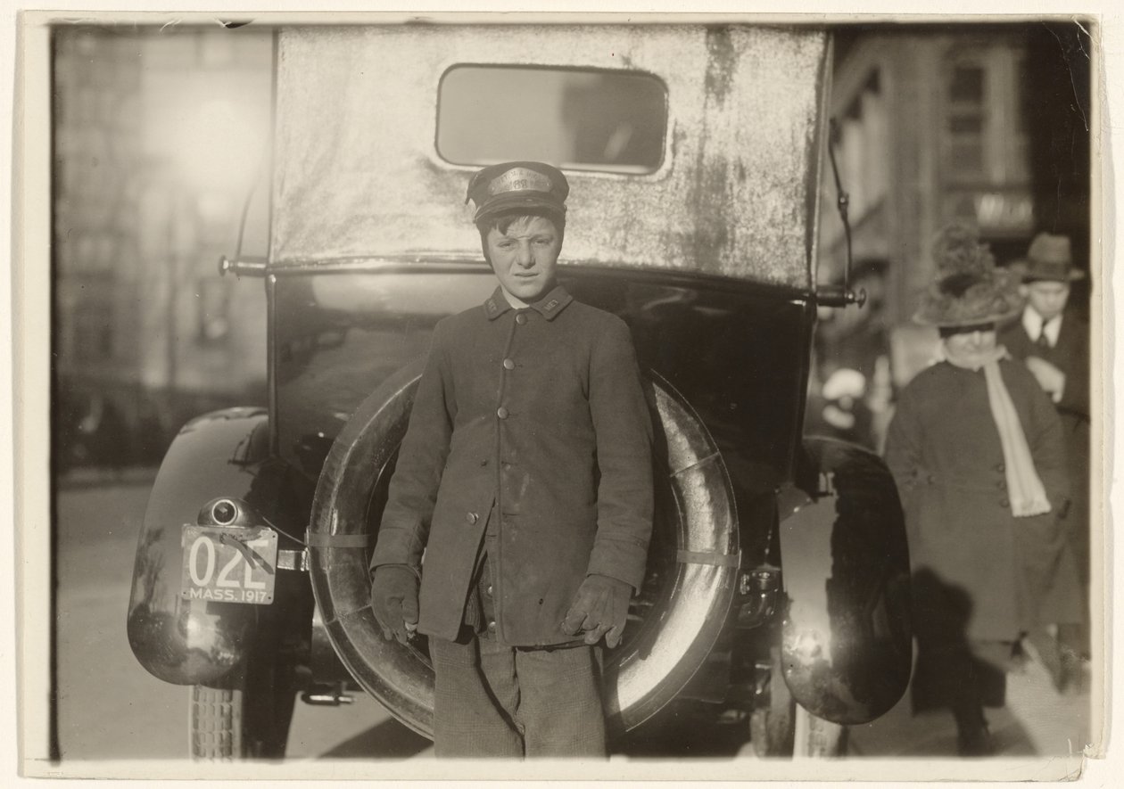 [Mensajero de Western Union, Massachusetts (¿Boston)] de Lewis W. Hine