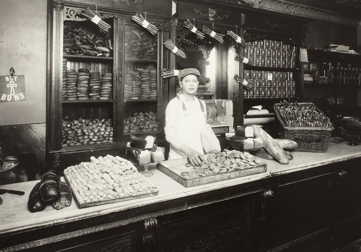 Muchacho de panadería de Lewis Wickes Hine