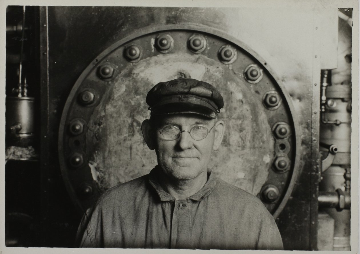Jefe en Power House de Lewis Wickes Hine