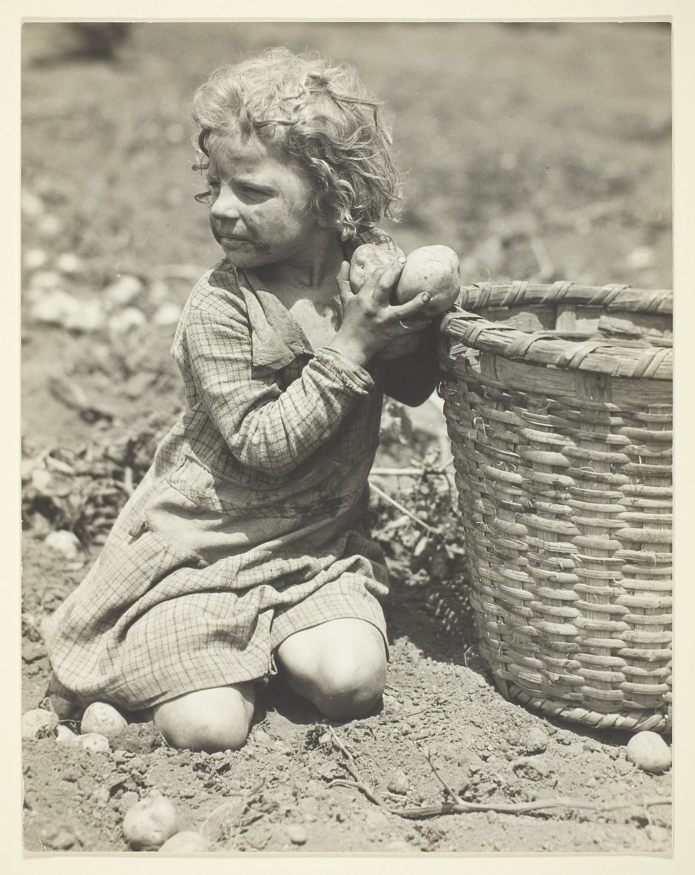 Trabajo infantil en la granja de Lewis Wickes Hine
