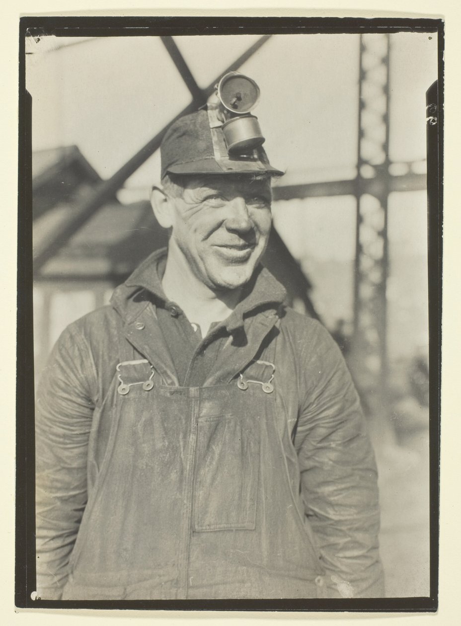 Minero de carbón del este de Pensilvania de Lewis Wickes Hine