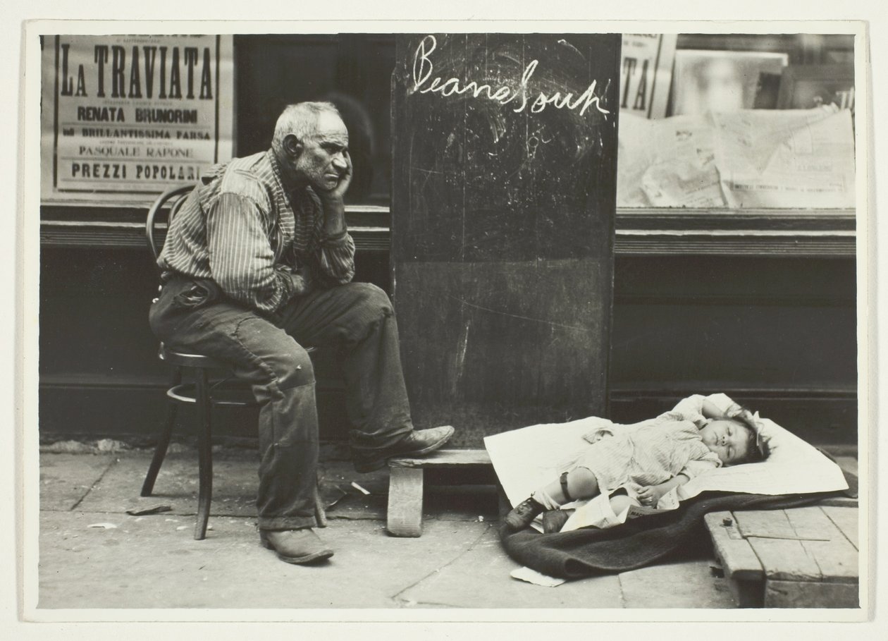 Aire fresco para el bebé, Nueva York East Side de Lewis Wickes Hine