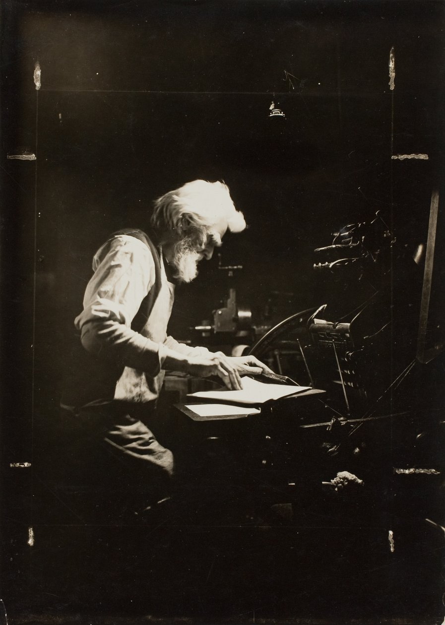 Impresor y artesano de Lewis Wickes Hine