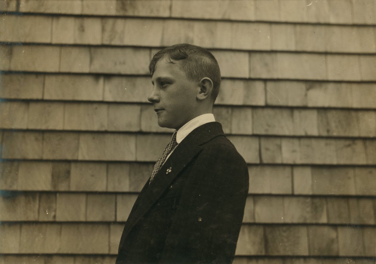 Asentador, barrendero y limpiador con su ropa de domingo, Fall River, Massachusetts de Lewis Wickes Hine