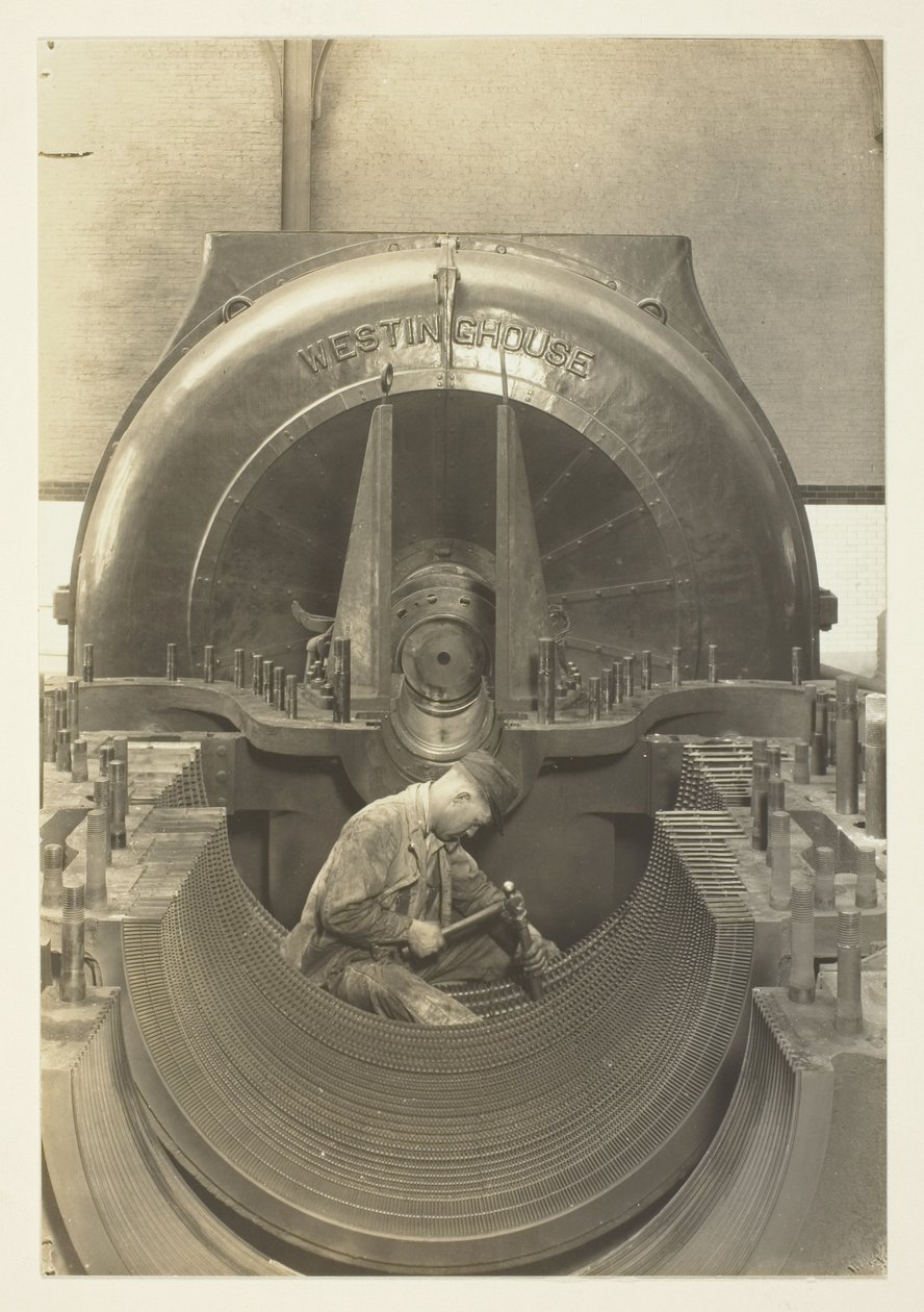 La Turbina, Power-House, Nueva York de Lewis Wickes Hine