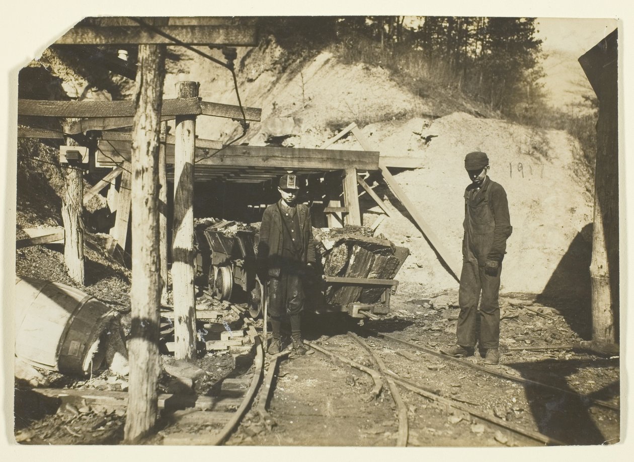 Mina de carbón de Virginia Occidental de Lewis Wickes Hine