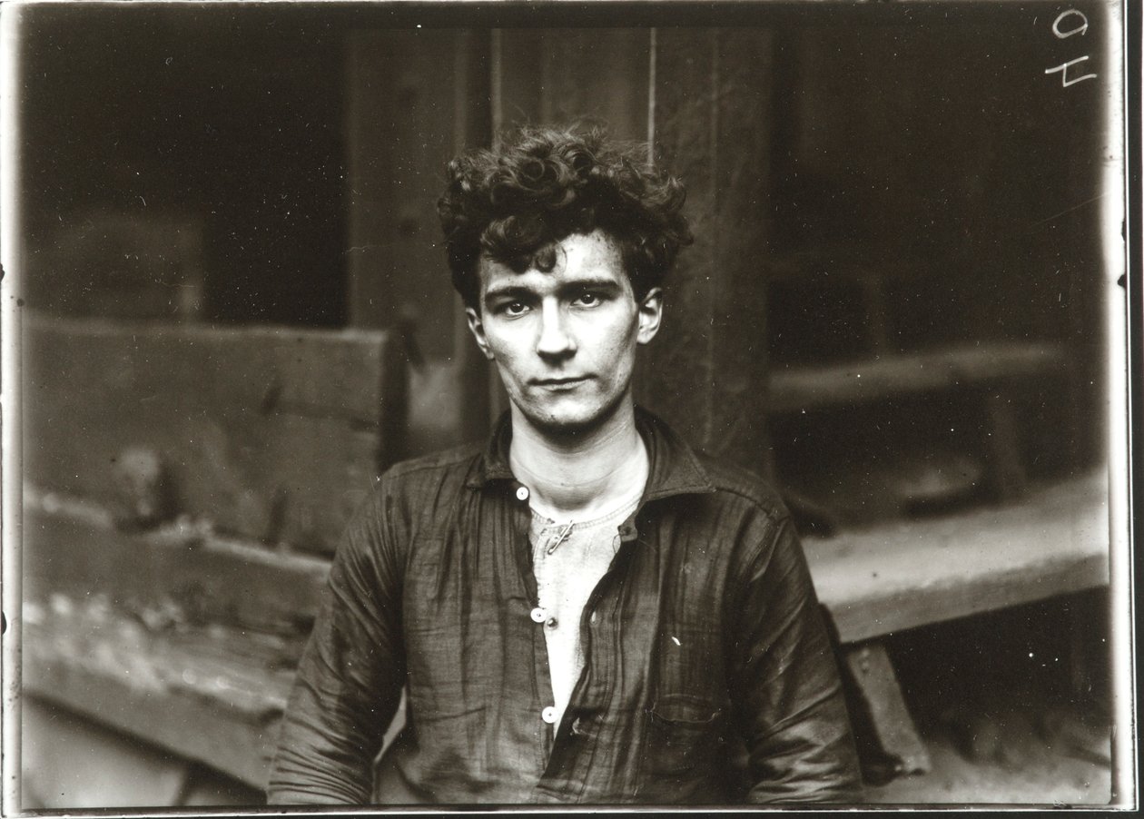 Joven obrero siderúrgico alemán, Pittsburgh de Lewis Wickes Hine