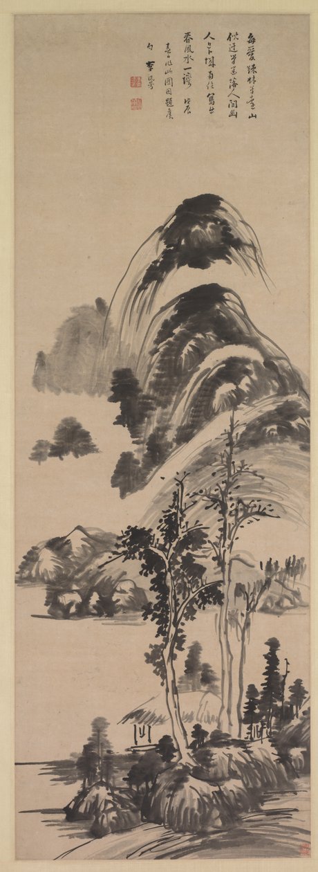 Bosque Delgado y Montañas Distantes de Li Liufang