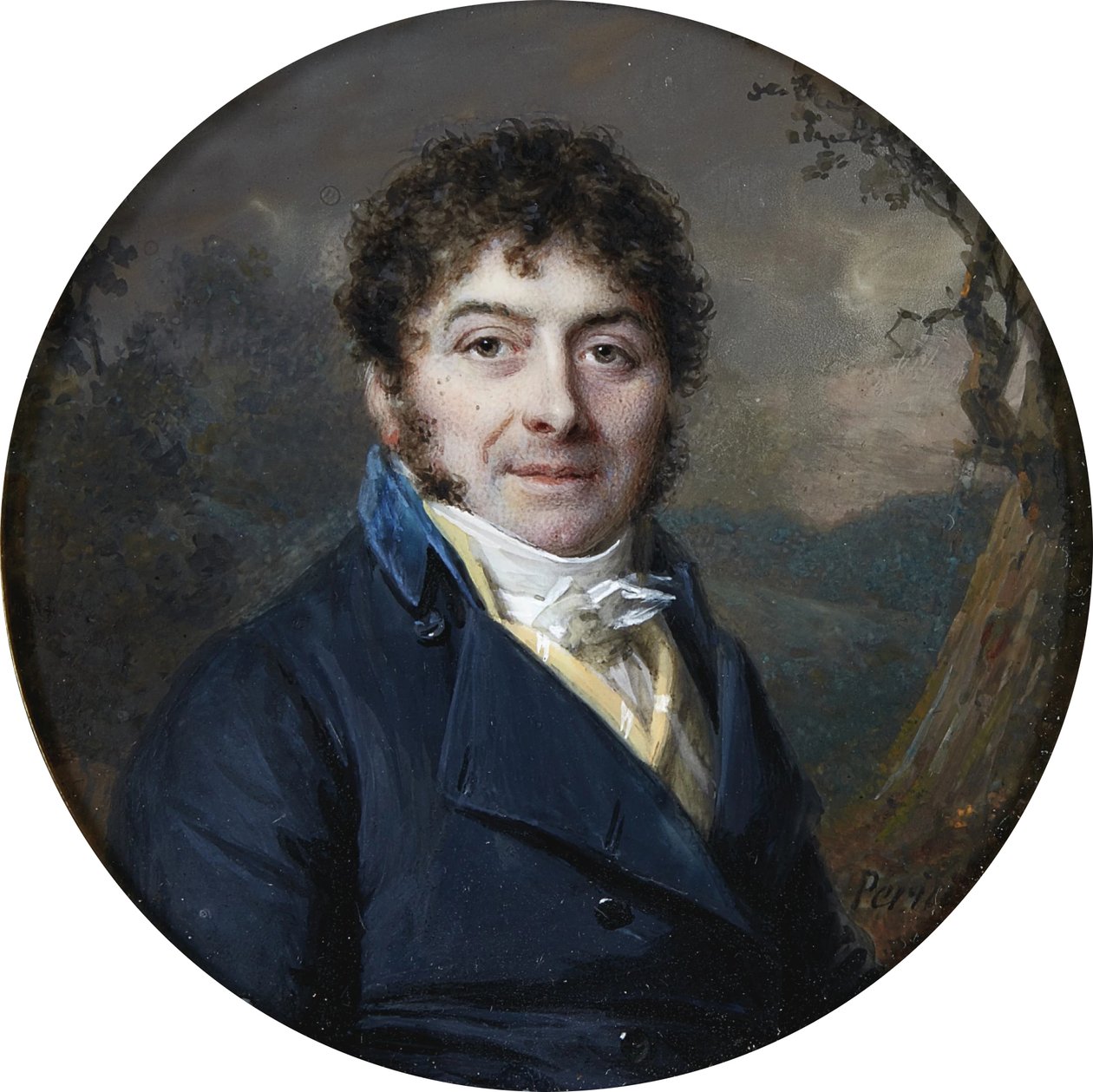 Retrato de Marc-Antonie Désaugiers (1772-1827) de Lié Louis Périn-Salbreux