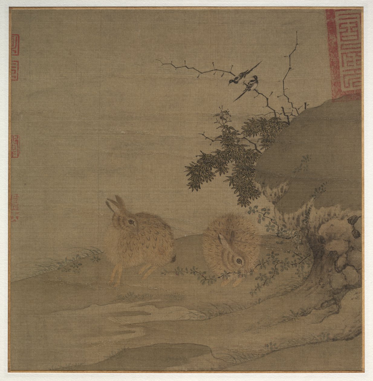 Magpies and Wild Rabbits de Li Yong